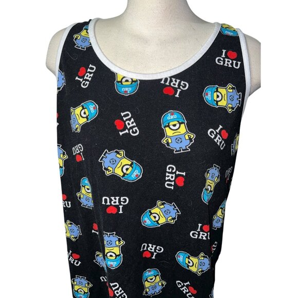 Despicable Me 3 Minions Pajama Sleep Lounge Dress Sz 2XL-3XL Womens With "I Love - Picture 6 of 11